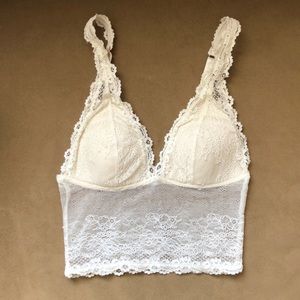 TOPSHOP White Lace Bralette